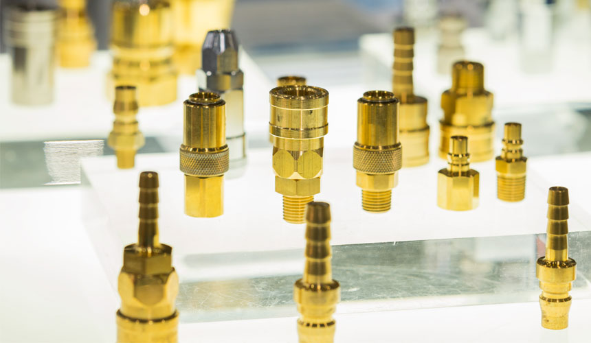 定制黄铜管件 - CNC 加工黄铜零件 - CNC 车削和铣削零件